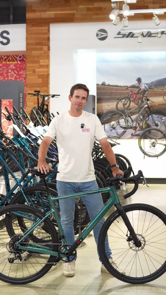 Ryan Gibbons at CycleLab with the Silverback SE:Series CF 11