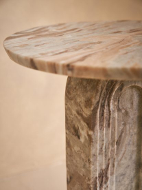 A marble side table from Poetry Living