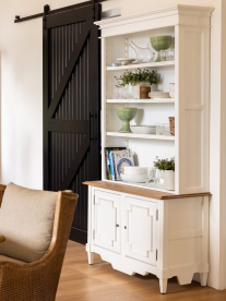 White cabinet