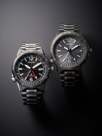 Two black men's watches from Citizen Watches