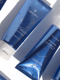 Optiphi beauty products displayed beautifully on a white background.