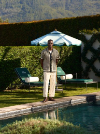 man standing in nature